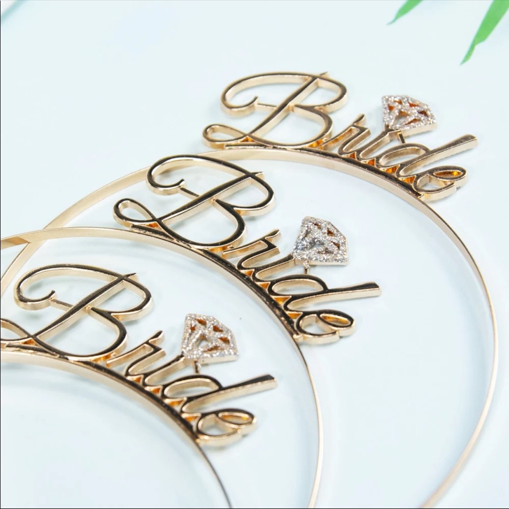 👰🏼 💫 Rose Gold or Gold Bride Headband